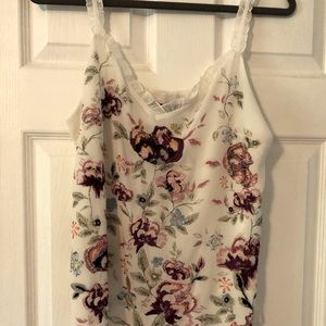 White House Black Market floral tank
